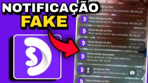 APLICATIVO NOTIFICAÇAO FAKE BRAIP COM SOM