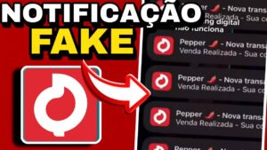 APLICATIVO NOTIFICAÇAO FAKE PEPPER