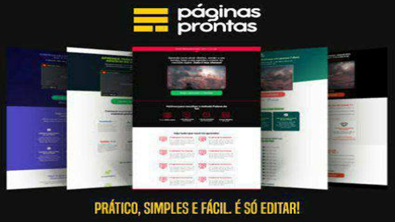 PACK +700 modelos de PAGINAS DE VENDAS totalmente editavel