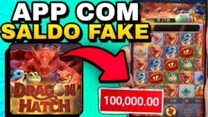 App DRAGON HATCH Com Saldo Fake