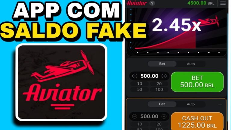 App jogo AVIATOR Com Saldo Fake