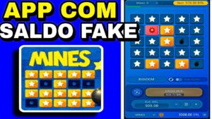 App jogo MINES Com Saldo Fake