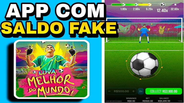 App jogo LUVA MELHOR DO MUNDO Com Saldo Fake