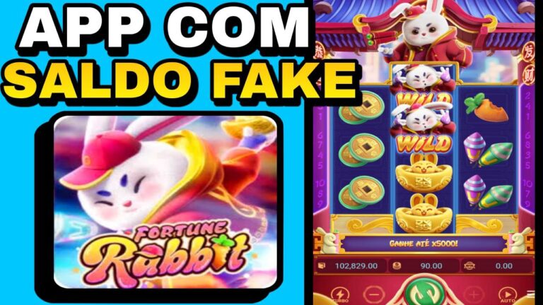 App jogo FORTUNE RABBIT Com Saldo Fake