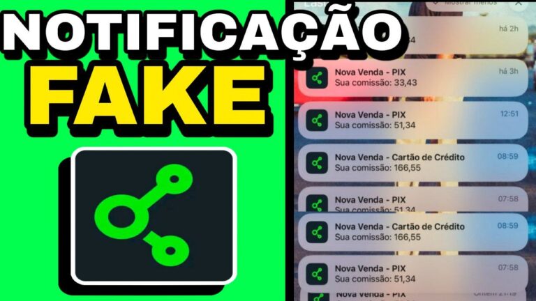 APLICATIVO NOTIFICAÇAO FAKE LASTLINK