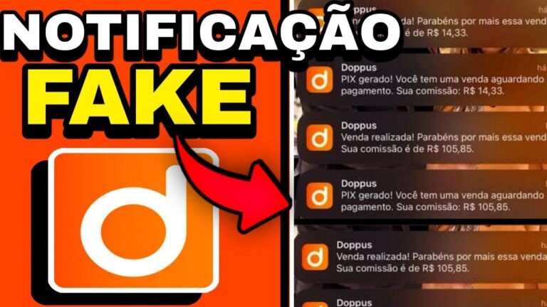 APLICATIVO NOTIFICAÇAO FAKE DOPPUS
