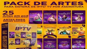 PACK DE ARTES IPTV EDITAVEIS PSD
