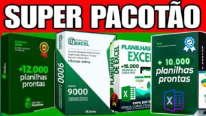 SUPER MEGA PACKS DE PLANILHAS PRONTAS EDITAVEIS Vários Nichos