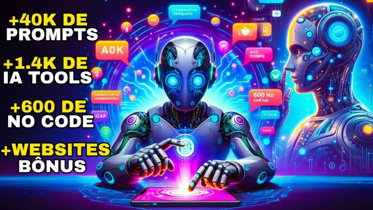 PACOTAO +40k Prompts +1,4k Ferramentas IA +600 No code +Bônus