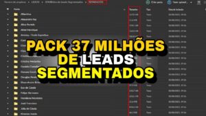 PACK 37 MILHOES DE LEADS SEPARADOS POR NICHOS CATEGORIA