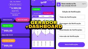 Dashboard BRAIP Fake +Gerador Notificação atualizado