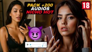 PACK +200 AUDIOS FEMININOS PARA NICHO HOT