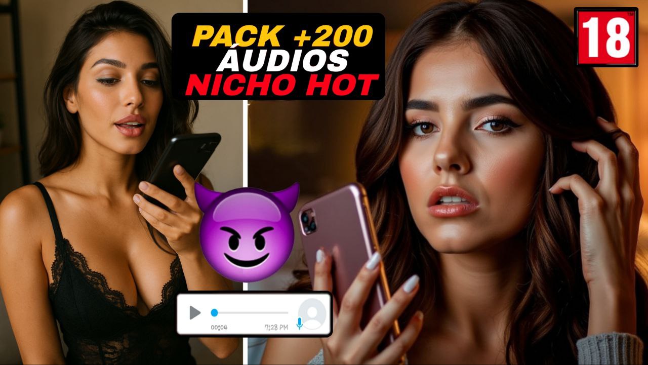 PACK +200 AUDIOS FEMININOS PARA NICHO HOT