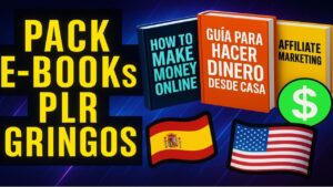 PACK EBOOK PLR GRINGO PARA GANHAR EM DOLAR Ingles e Espanhol