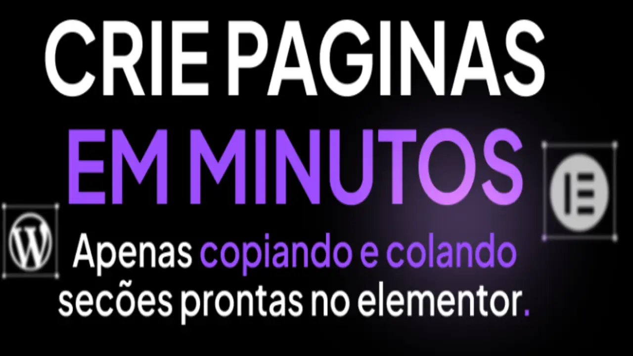 COPYPAGE ELEMENTOR crie paginas de vendas mais rápido e fácil copiando e colando
