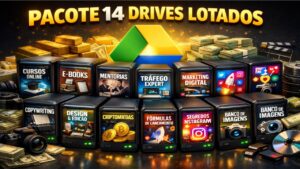 PACOTE 14 DRIVES LOTADOS com conteúdos Premiun valiosos