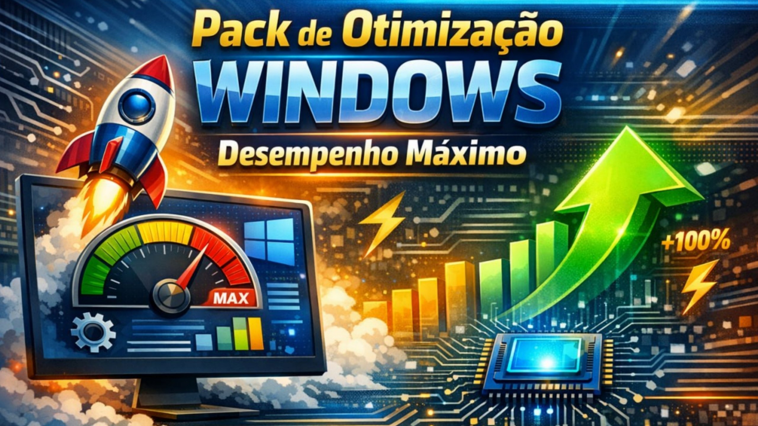 Pack de Otimização Windows – Desempenho Máximo Pc Mais Rapido