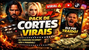 Pack Cortes de Filmes Narrados + Legendas Para Monetizar