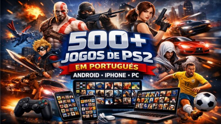 Sistema +500 Jogos de Ps2 em Português Para Android Iphone Pc +Bonus